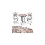 Salon de jardin de balcon malaga en mosaique m�diterran�en