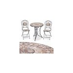 Salon de jardin de balcon malaga en mosaique m�diterran�en