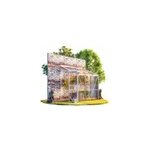 Serre de jardin paroi murale alu 190x130x202cm