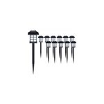 Set de 12x lampes solaires led pour jardin lumi�re