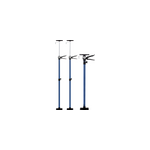 Set de 2 �tai de porte en acier 115 - 290cm max 30kg