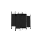 Set de 2 paravents lucca noir 180x163cm
