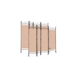 Set de 2 paravents lucca rose 180x163cm