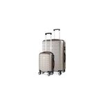 Set de 2 valises rigides exopack m / xl champagne