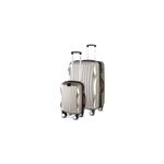 Set de 2 valises rigides ikarus m / xl champagne port usb