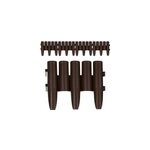 Set de 4 bordures de jardin brun - d�limitation jardin fleurs aspect rondin