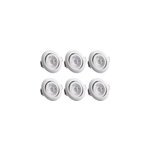 Set de 6 spots encastrables krog blanc 5w led