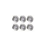 Set de 6 spots encastrables krog nickel 5w led
