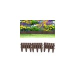 Set bordure de jardin 2x 8 palissades = 4, 48 m pelouse