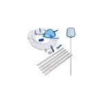 Set de nettoyage pour piscine 8 pcs brosse epuisette manche