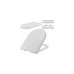 Si�ge de toilette avec fermeture � amortisseur - abattant wc - forme u
