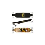 Skateboard longboard -  ; atlantic rift ;  ; conception drop - through - roues abec 9 ;