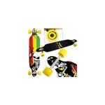 Skateboard longboard - jamaica  ; atlantic rift ;  ; 107 x 24cm - roues abec 9 ;
