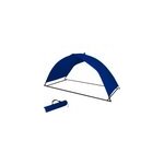 Skincom - abris plage bleu camping auvent pare - soleil avec sac de transport incl