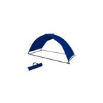 Skincom - abris plage bleu camping auvent pare - soleil avec sac de transport incl