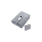 Sur - matelas chauffant gris 150x80cm 60w