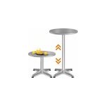 Table de bar en alu �60cm