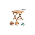 Table basse murcia 45x45cm en bois teck
