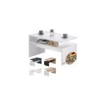 Table basse sacramento blanc 95x55x50cm Table basse sacramento blanc 95x55x50cm