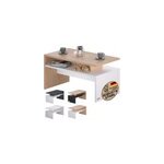Table basse sacramento blanc / chêne 95x55x50cm Table basse sacramento blanc / chêne 95x55x50cm