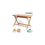 Table en bois de teck cantaria 125, 5x60x76, 5cm