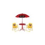Table et chaises pour enfant avec parasol ajustable