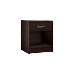 Table de nuit hamburg aspect weng� 50x40x35cm