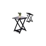 Table pliante arno - 50 x 47 x 65cm anthracite