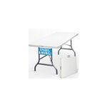 Table pliante blanche 183x73cm plastique robuste