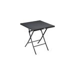 Table pliante rome de jardin en polyrotin 65x65x75cm Table pliante rome de jardin en polyrotin 65x65x75cm