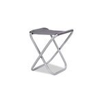 Tabouret pliant anthracite - 100kg max - jardin camping p�che repose pieds