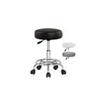 Tabouret � roulettes pivotant 360� noir