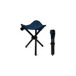 Tabouret tr�pied pliable camping p�che randonn�e - l�ger 420g - bleu