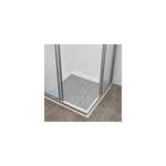 Tapis de baignoire douche antid�rapant anthracite rectangulaire 53 x 52 cm