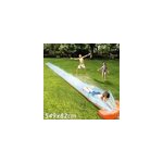 Tapis de glisse toboggan glissant h2ogo 549x82cm avec rembourrage gonflable