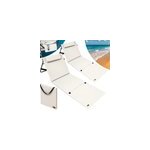 Tapis de plage, set de 2, beige 158x56x46cm rembourr�