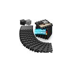 Tapis puzzle 36pcs bleu 30x30cm 3 m� en mousse