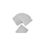 Tapis puzzle 8pcs aspect bois gris 180x90cm en mousse