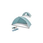 Tente de plage skincom - paroi arri�re amovible & sac de transport inclus