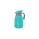 Thermos isotherme turquoise / gris - 1 litre - boissons chaudes froides - caf� th�