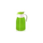 Thermos isotherme vert / blanc - 1 litre - boissons chaudes froides - caf� th�