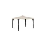 Tonnelle de jardin 3x4m en polyrotin