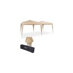Tonnelle de jardin 3x6m crème système pop - up réglable Tonnelle de jardin 3x6m crème système pop - up réglable