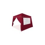 Tonnelle de jardin capri 3x3 m rouge pliable