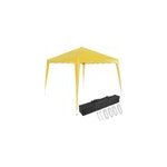 Tonnelle de jardin jaune 3x3m tente de reception pliable