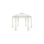 Tonnelle de jardin toscana beige � 3, 5 m ronde