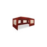 Tonnelle rimini rouge 3x6m - 2, 5m hauteur - barnum tente de jardin pavillon