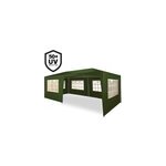 Tonnelle rimini vert 3x6m - 2, 5m hauteur - barnum tente de jardin pavillon