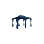 Tonnelle topas bleu - pavillon tente de jardin barnum 4x3m ext�rieur f�te