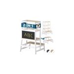 Tour d'apprentissage en bois naturel 93x51x50cm pour enfant